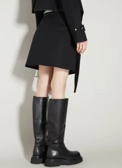 Trench Wrap Skirt