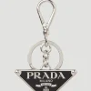 Triangle Logo Plaque Keyring