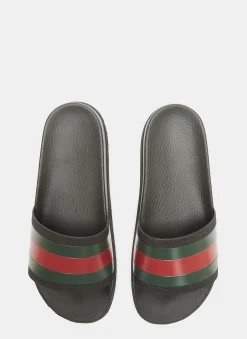 Tricolor Stripe Sandals