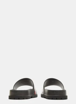 Tricolor Stripe Sandals
