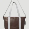 Trolley Leather Tote Bag
