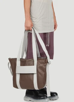 Trolley Leather Tote Bag