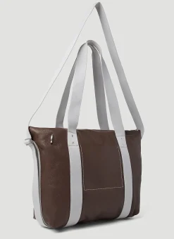 Trolley Leather Tote Bag