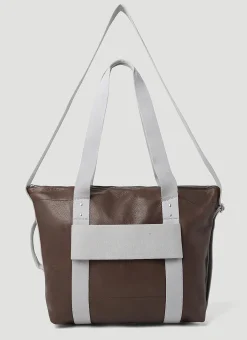Trolley Leather Tote Bag