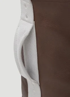 Trolley Leather Tote Bag