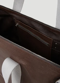 Trolley Leather Tote Bag