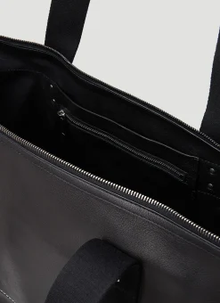 Trolley Leather Tote Bag