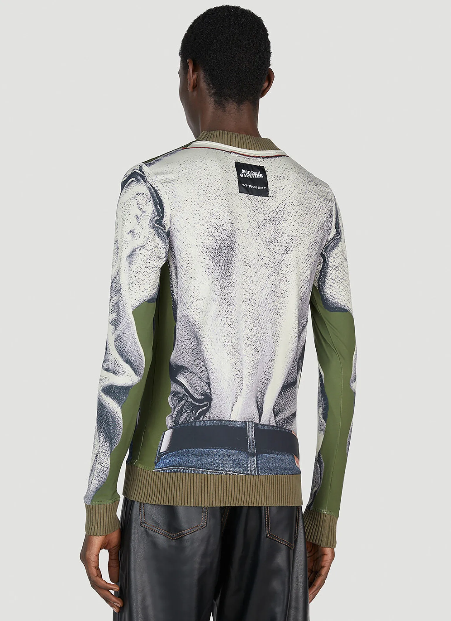 Trompe L'Oeil Cable Knit Top