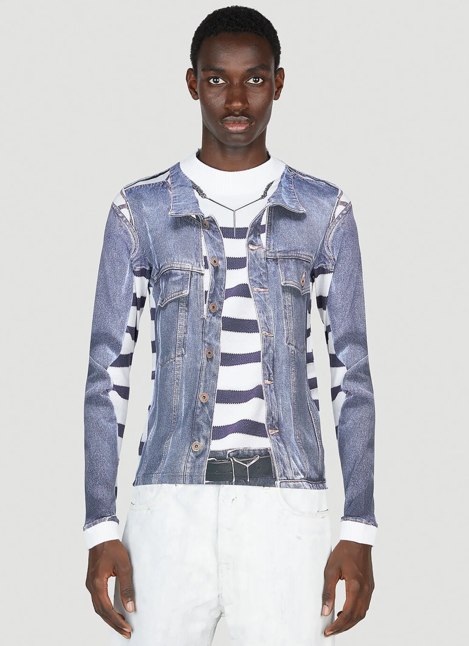 Trompe L'Oeil Jacket Top