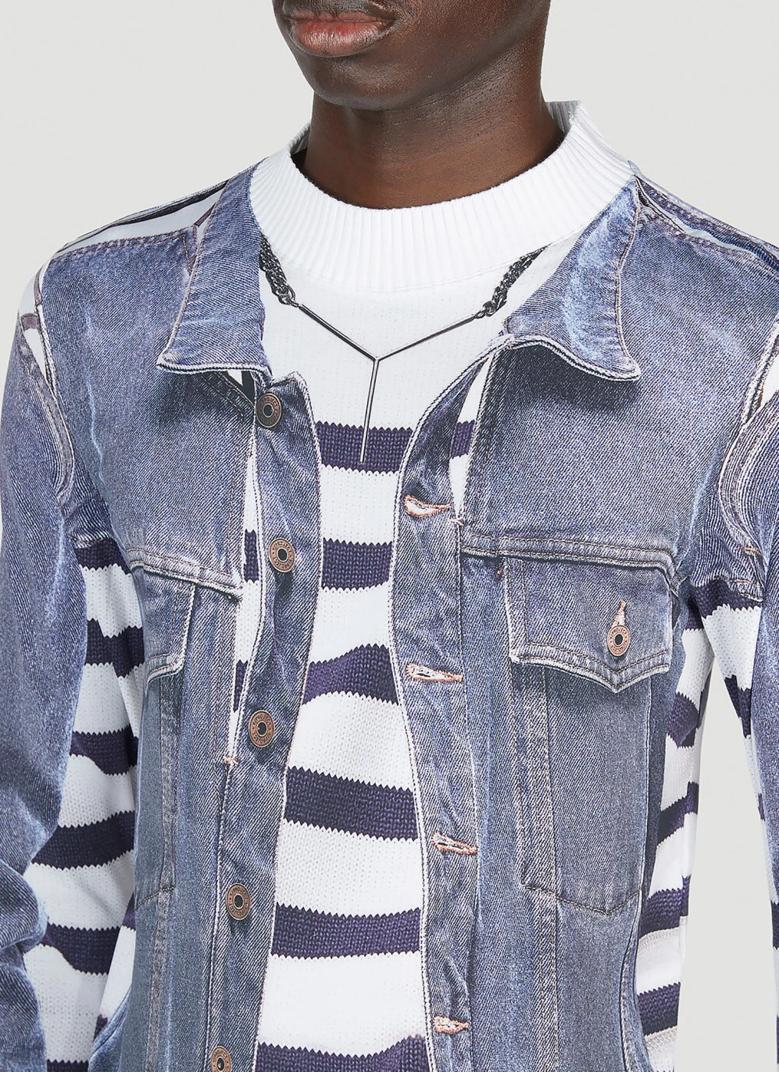 Trompe L'Oeil Jacket Top