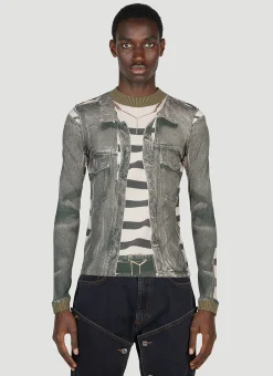 Trompe L'Oeil Jacket Top