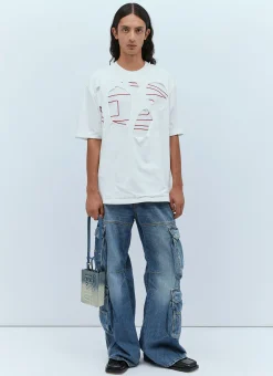 T-Strapoval Cut-Out T-Shirt