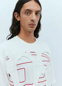 T-Strapoval Cut-Out T-Shirt
