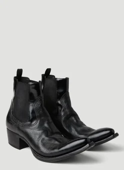 Turn-Up Toe Cowboy Boots