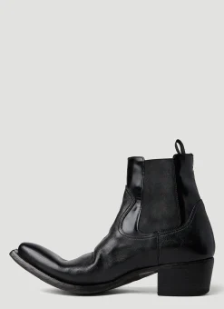 Turn-Up Toe Cowboy Boots