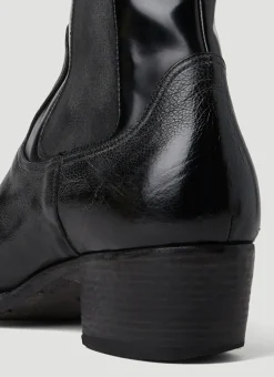 Turn-Up Toe Cowboy Boots