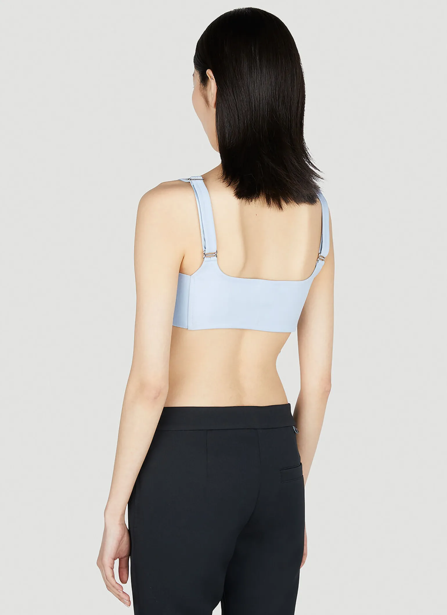 Twill Suspenders Bra Top