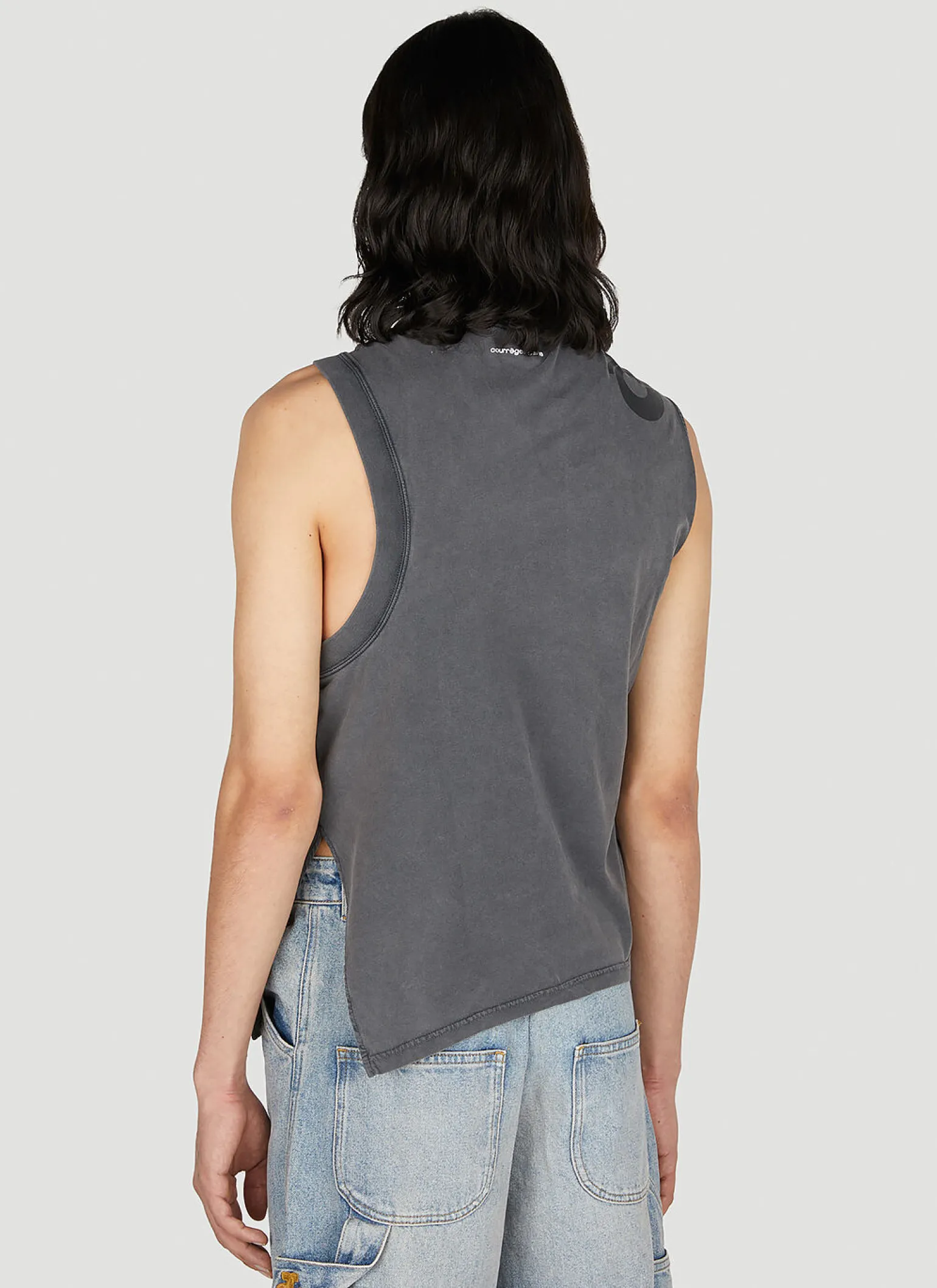Twist Logo Print Tank Top