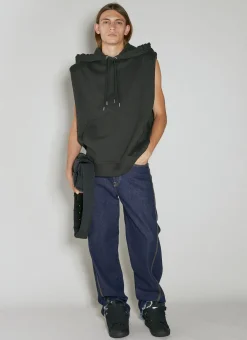 Twisted Raw Denim Baggy Jeans