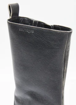 Used Leather Zip Ankle Boots