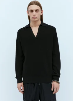 V Neck Knit Sweater