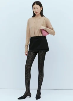Velour Mini Skirt