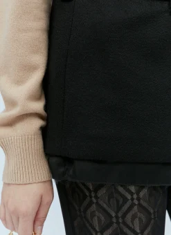 Velour Mini Skirt