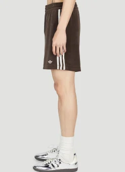 Velour Track Shorts
