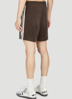 Velour Track Shorts