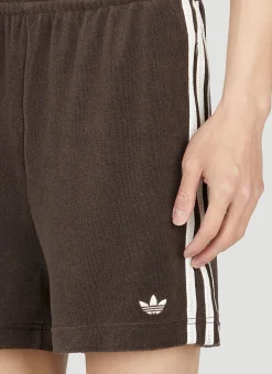 Velour Track Shorts