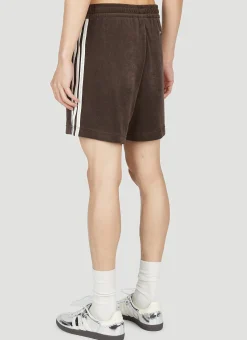 Velour Track Shorts