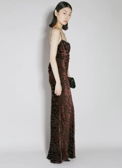 Velvet Devore Maxi Dress