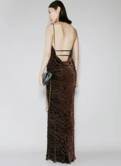 Velvet Devore Maxi Dress