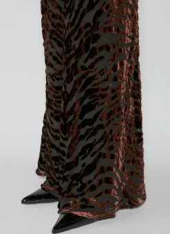 Velvet Devore Maxi Dress