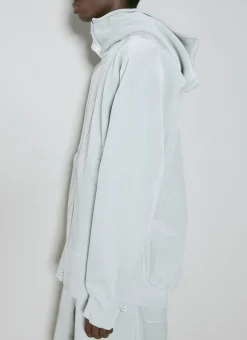 Velvet Hooded Sweatshirt