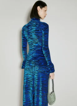 Velvet Zebra Print Top