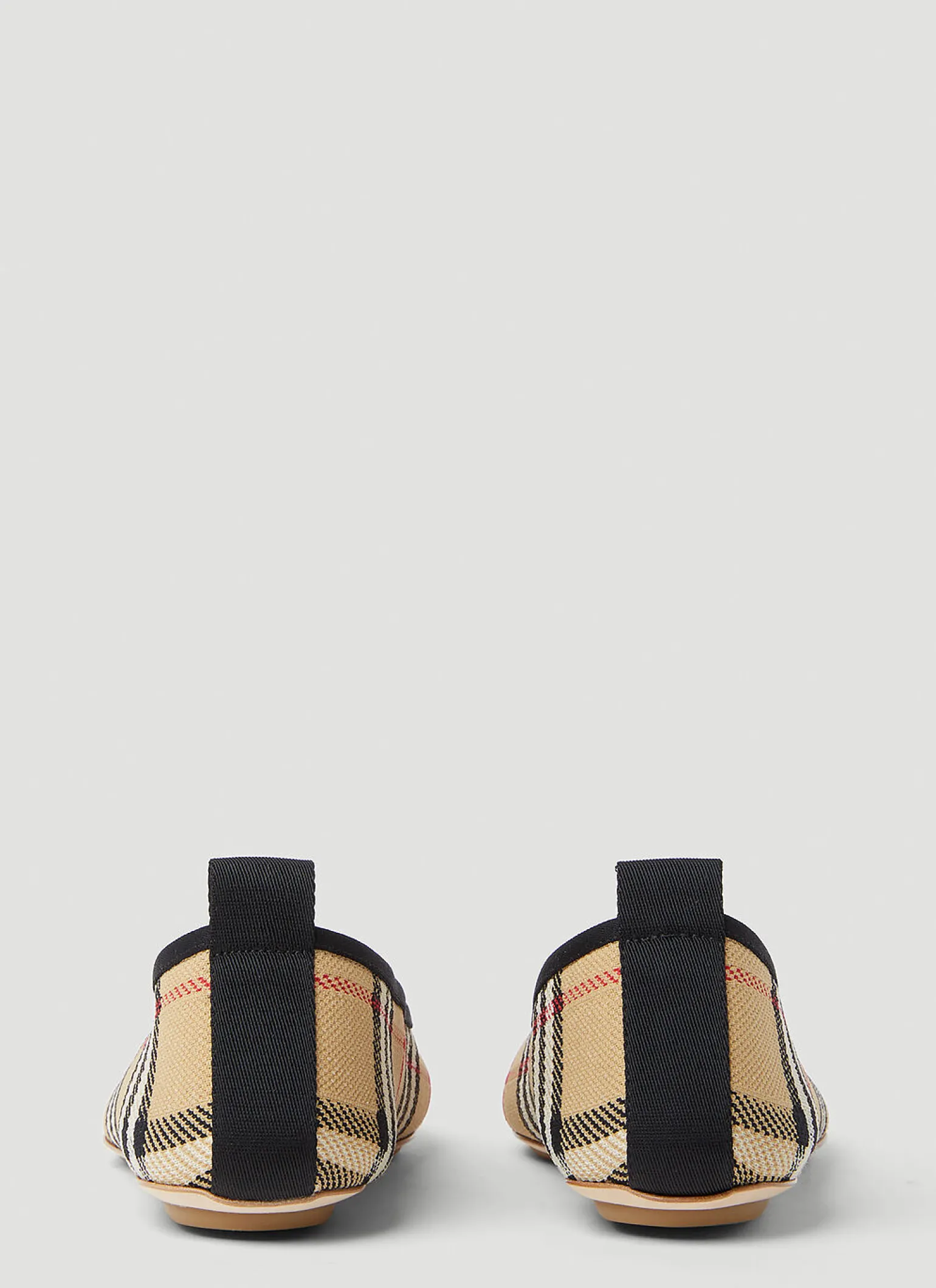 Vintage Check Ballerina Flats