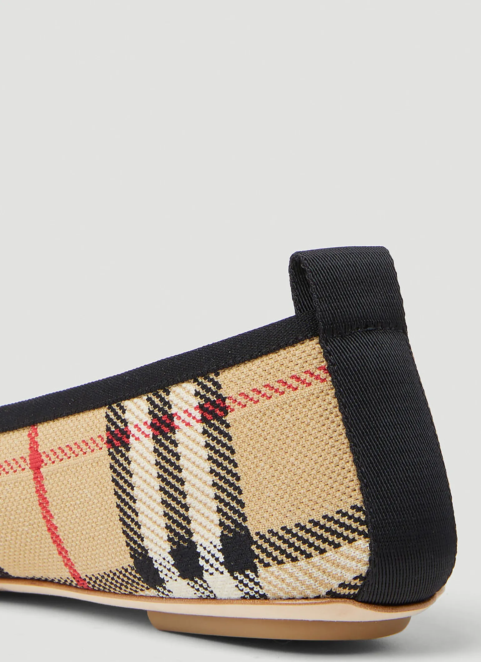 Vintage Check Ballerina Flats