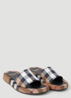 Vintage Check Buckingham Slides