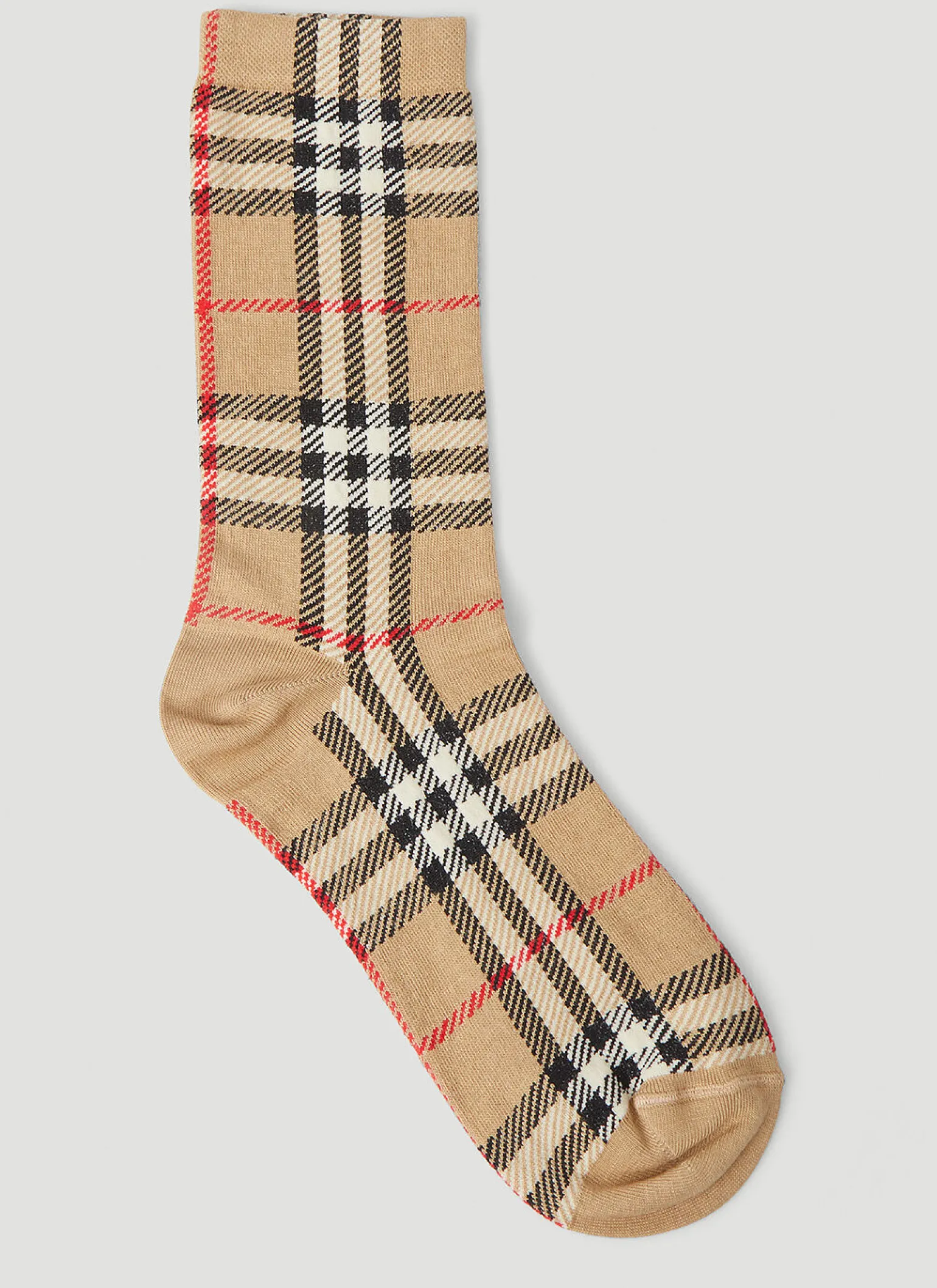 Vintage Check Intarsia Socks