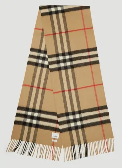 Vintage Check Knit Scarf