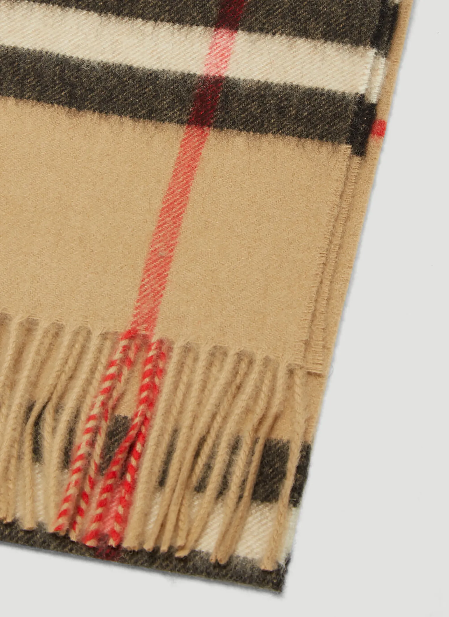 Vintage Check Knit Scarf