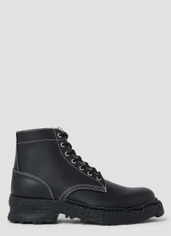 Vintage-Like Sole Boots