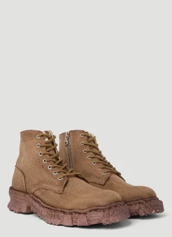 Vintage-Like Sole Boots