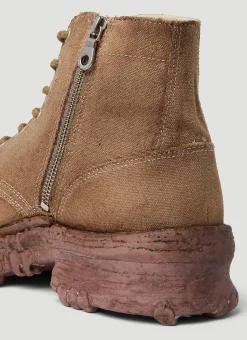 Vintage-Like Sole Boots