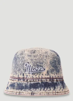 Washed Denim Bucket Hat