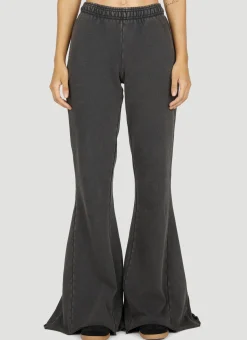 Washed Flared Track Pants