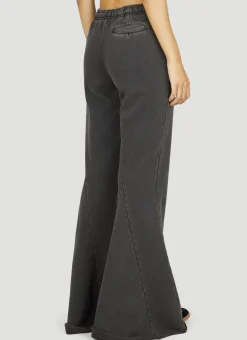 Washed Flared Track Pants
