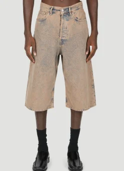 Washed Relaxed Bermuda Shorts
