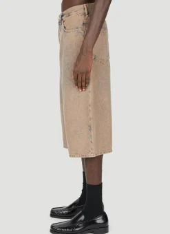 Washed Relaxed Bermuda Shorts